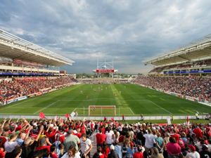 The "Section 8" fans are on eof the many Fire fan clubs. (Photo Credit: toyotapark.com)
