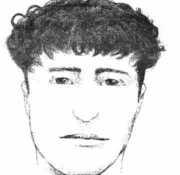 Sketch of the suspect who murdered Kevin Clewer.  (Sketch provided by Clewer family)