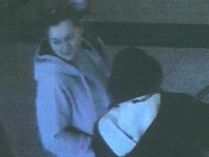 A photo of the suspects believed to have stolen the dog from the woman's car. (Credit: Niles Police)