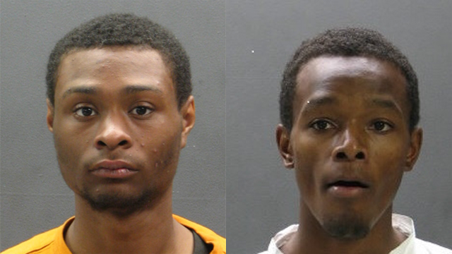 Gage Thornton and Brandon Jackson, both 22, are charged with murder in the shooting death of Cook County Sheriff's Deputy Cuauhtemoc Estrada. (Credit: Bellwood Police)