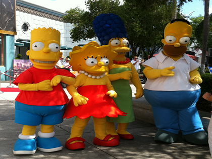 The Simpsons, Universal Studios Orlando (Credit, Randy Yagi)