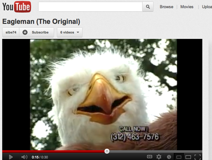 Chicago On YouTube: Eagle Man