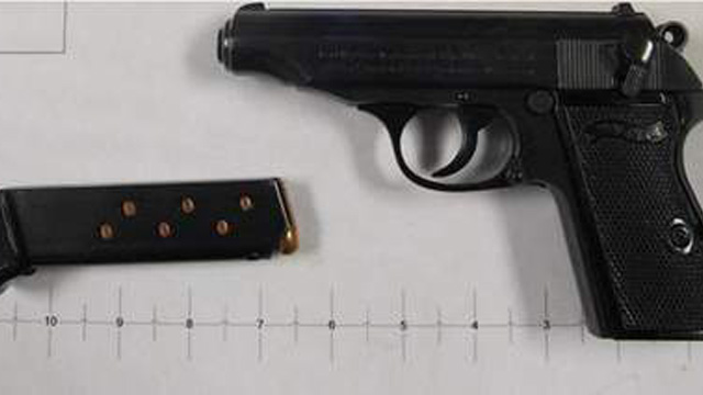 TSA screeners found this loaded Walther 9 mm pistol in a woman's carry-on bag at Midway International Airport on Feb. 22, 2015. (Credit: TSA)