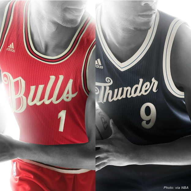 View: Bulls' Christmas Day Jersey 
