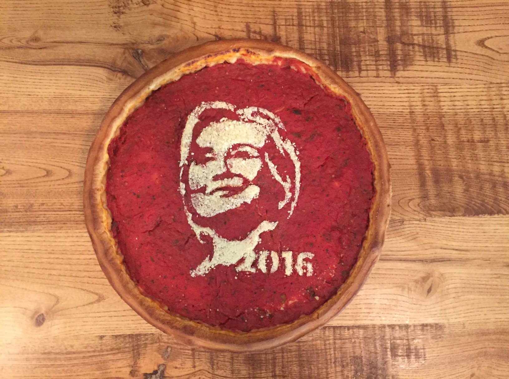 Hillary Clinton Pizza (Giordano's)