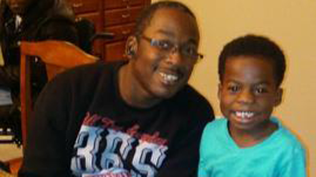Tyrone Hardin and his son. (Family photo)