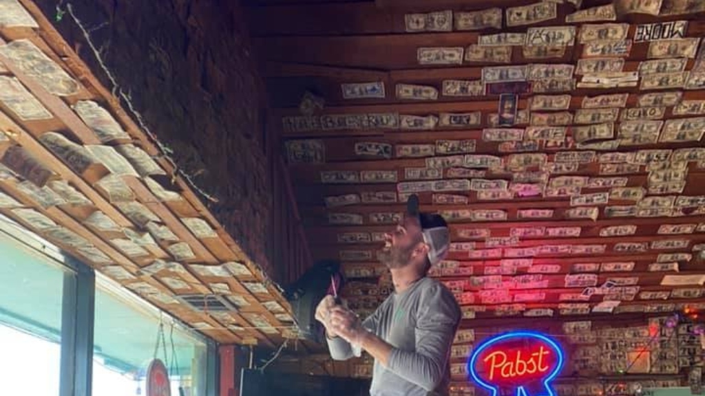 Bar Owner Takes Down Money Stapled To Walls And Ceilings To Pay ...