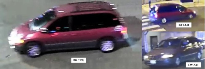 Plymouth Court Arson Suspect Vehicle