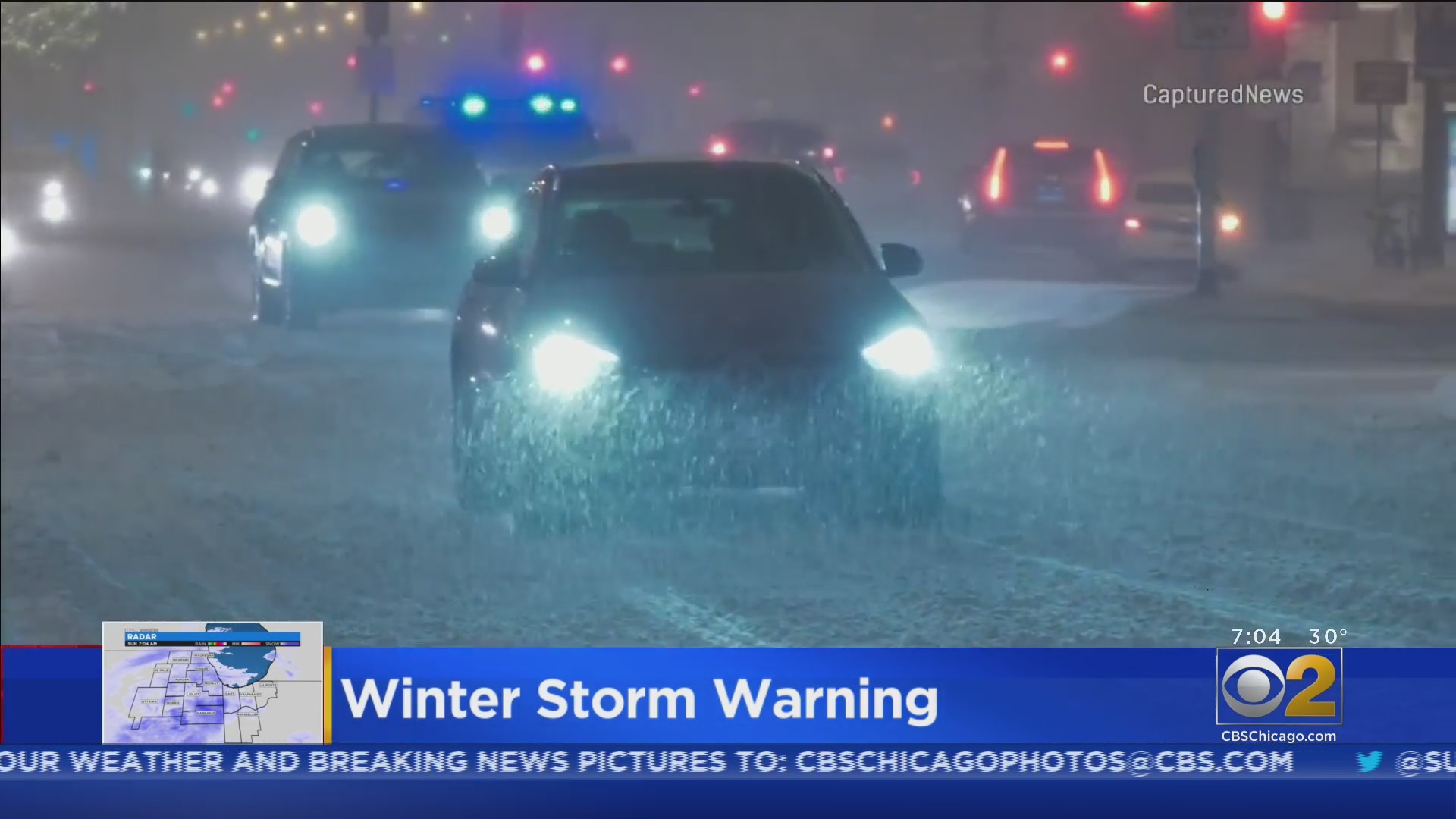 Heavy Snow Creating Difficult Travel Conditions In Chicago Area - CBS Chicago