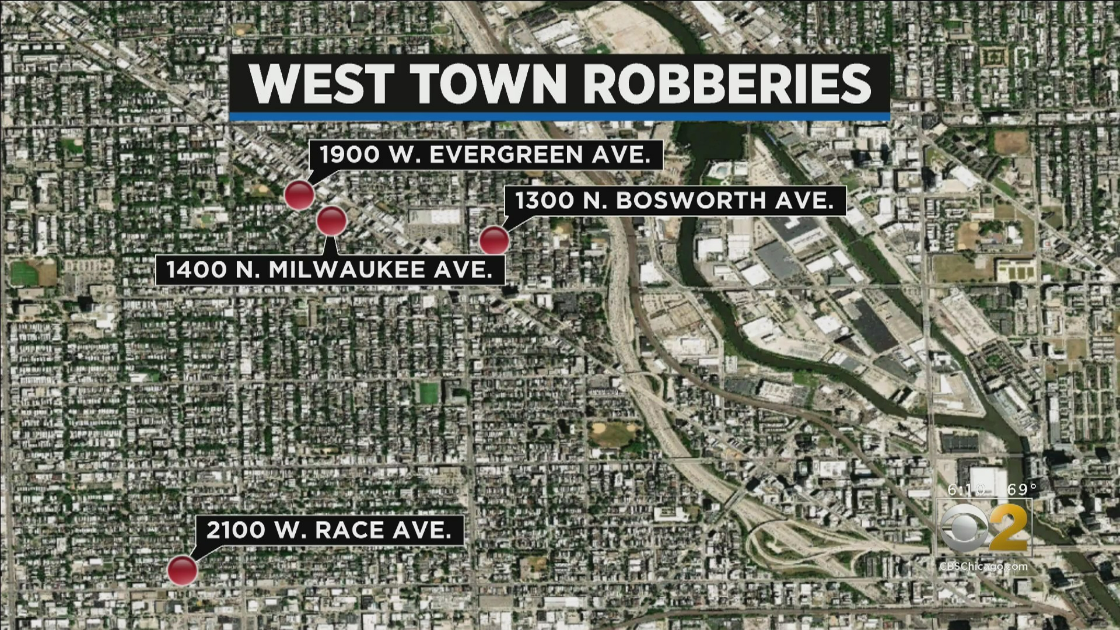 Armed Robbers Demand Credit Cards, Phones, PINs, In Wicker Park, West Town Stick-Ups