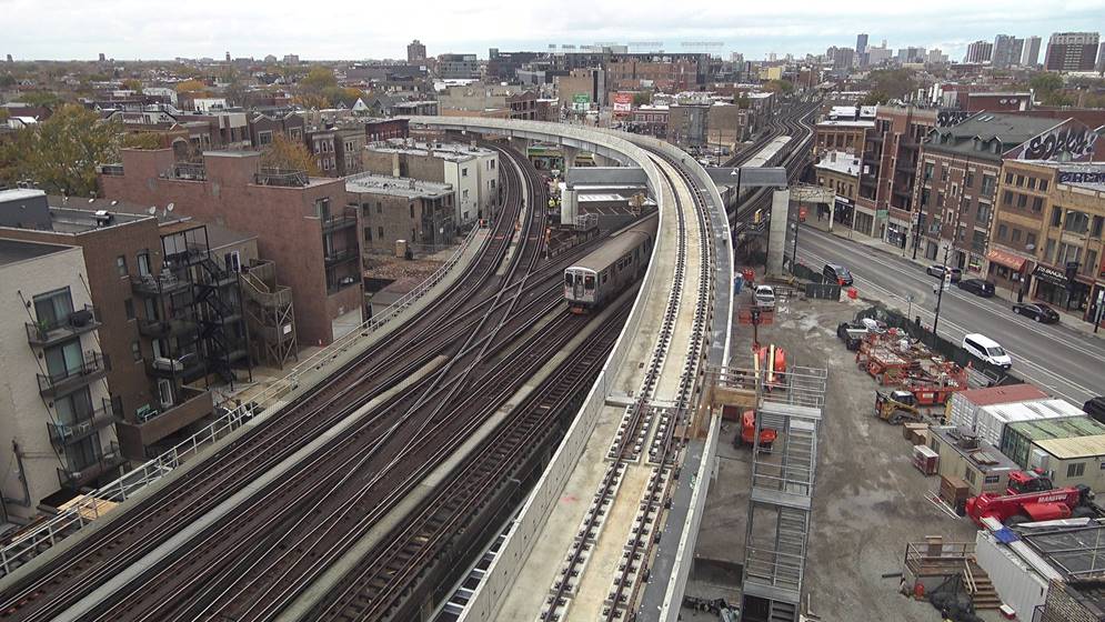 CTA Red-Purple Bypass Project To Open Friday, Will Carry Brown Line Trains Over Soaring New Tracks North Of Belmont Avenue