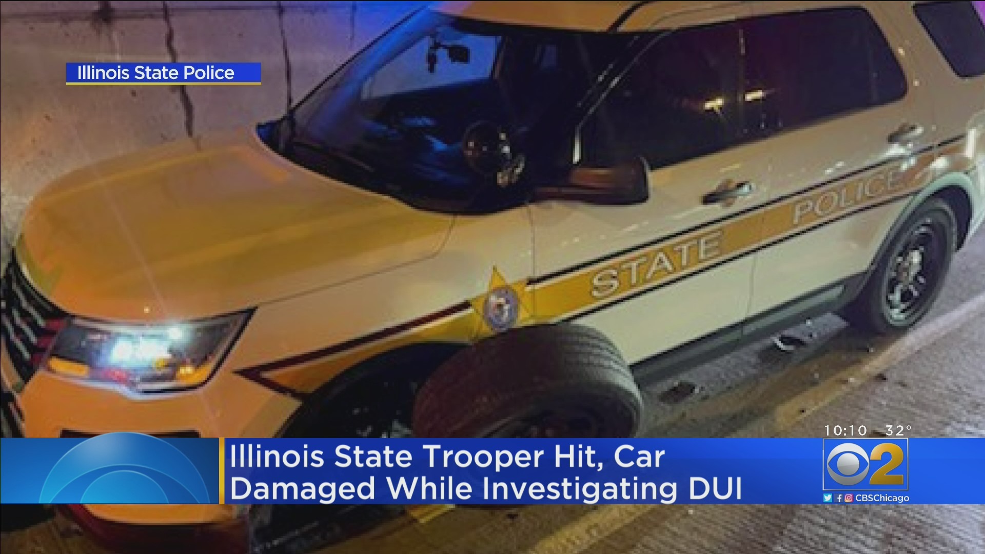 State Trooper Conducting DUI Investigation Struck By Another Suspected Drunk Driver
