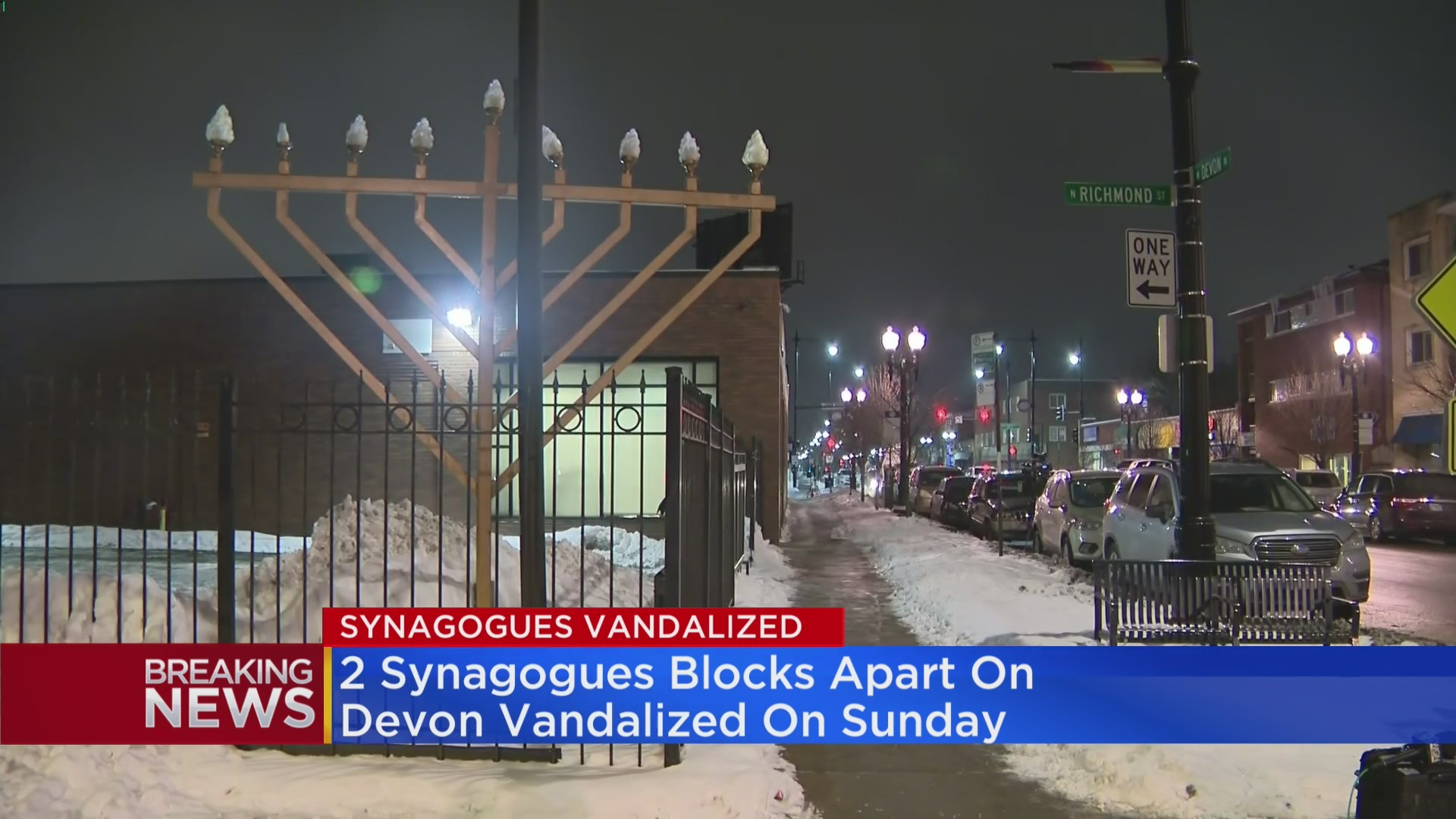 2 synagogues vandalism on the northwest side – CBS Chicago